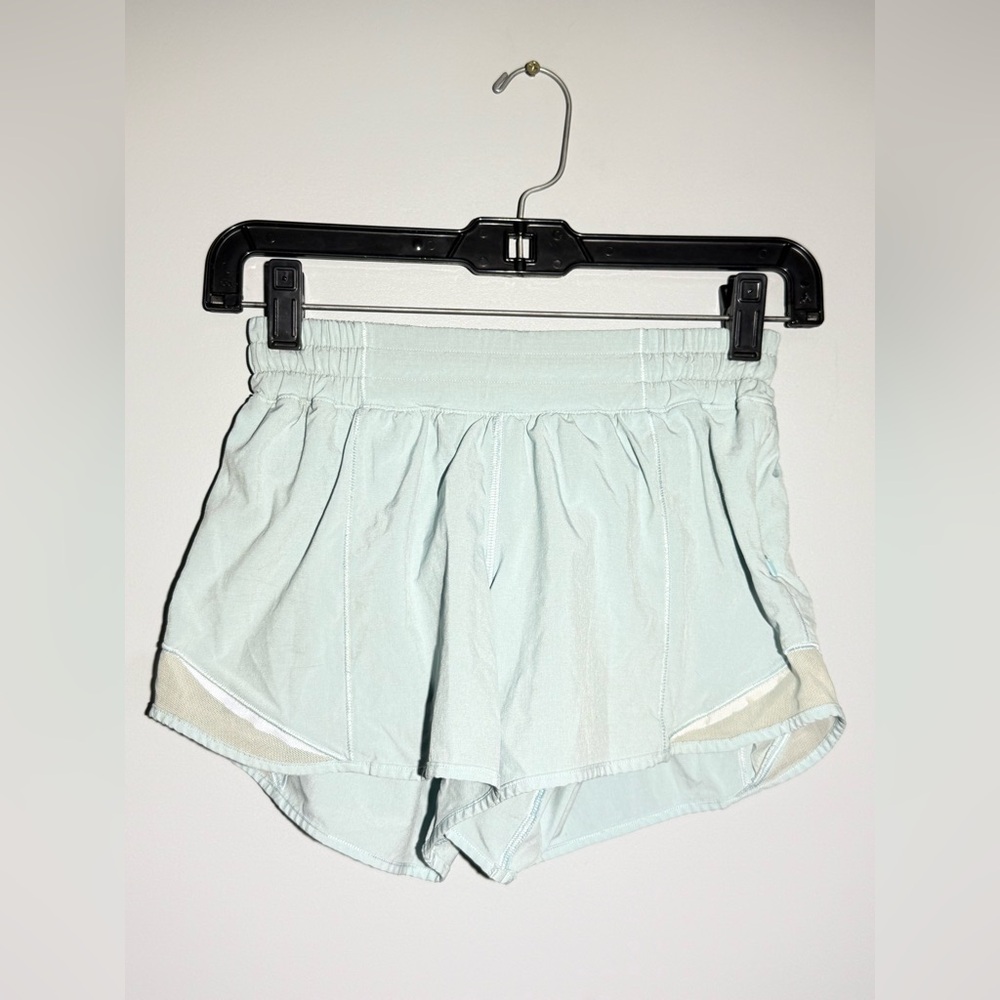 Lululemon Athletica Light Blue Athletic Shorts